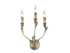 SOLANGE 337/A3 - Antique Brass wall light - Wall lamp by Possoni Illuminazione