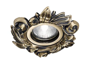 SUN DL7807 - Antique Brass down light - Ceiling lamp by Possoni Illuminazione