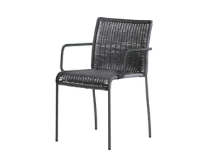 AGRA 688/PXXL - Rope easy chair with armrests - Armchair by Potocco
