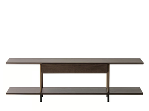 ARIAL 870/MB - Open freestanding wooden bookcase - Cabinet by Potocco