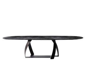 BON BON 770/TG-O - Oval marble table - Table by Potocco