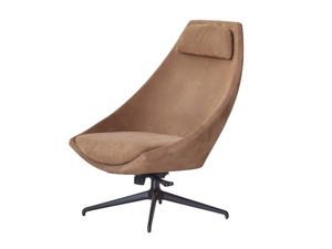 CUT 910/PLG - Leather armchair with headrest - Armchair by Potocco