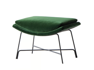 CUT 910/PP - Upholstered leather footstool - Pouf by Potocco