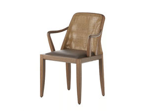 GRACE 834/P - Ash easy chair with armrests - Armchair by Potocco