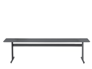 GRAPHIC 955/O-OUT - HPL and metal garden bench - Bench by Potocco