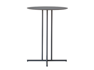 GRAPHIC 955/TAC-OUT - Round HPL and metal high table - Table by Potocco