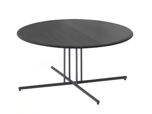 GRAPHIC 955/TBC-60 / 80 - Round ash and metal coffee table - Coffee table by Potocco