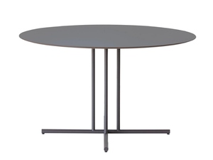 GRAPHIC 955/TGC-OUT - Round HPL and metal garden table - Table by Potocco