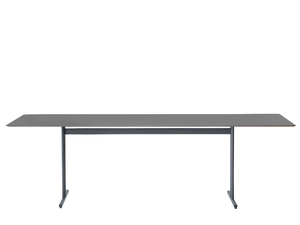 GRAPHIC 955/TR-OUT - Rectangular HPL and metal garden table - Table by Potocco