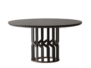 INTRECCIO 950-TC1 - Extending round wooden table - Table by Potocco