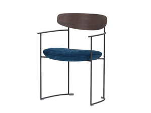KEEL 922/P - Sled base fabric and metal easy chair with removable cover - Armchair by Potocco