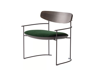 KEEL LIGHT 922/LMB - Armchair with metal frame and fabric seat - Armchair by Potocco