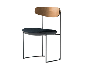 KEEL LIGHT 922/MB - Metal chair open back - Chair by Potocco