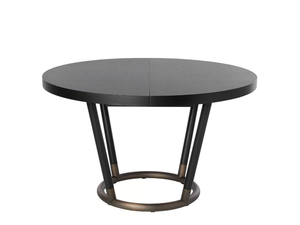 PIPE 885/TC - Extending round wooden table - Table by Potocco