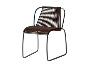 TIBES 945 - Stackable nautical rope garden chair - Chair by Potocco