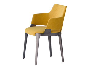 VELIS 942/PB - Upholstered fabric easy chair with armrests - Armchair by Potocco