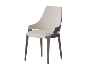 VELIS WOOD 942/7W - Upholstered fabric chair with armrests - Chair by Potocco