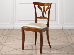 CAPRICCI - Cherry wood chair with integrated cushion - Accessories by Prestige