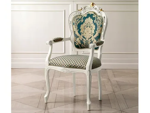 CAPRICCI - Medallion upholstered fabric chair - Chair by Prestige