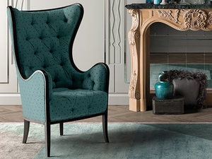 CAPRICCI - Tufted fabric armchair - Armchair by Prestige