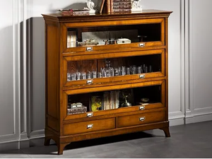 CAPRICCI - Wood and glass display cabinet - Cabinet by Prestige