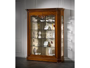 CAPRICCI - Wood and glass display cabinet - Cabinet by Prestige