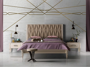 GRAN DUCA - Bed with upholstered headboard - Bed frame by Prestige