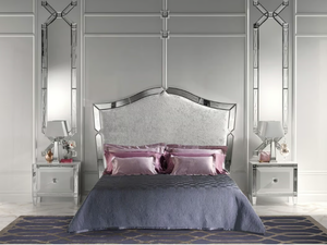 GRAN DUCA GLOW - Bed with upholstered headboard - Bed frame by Prestige