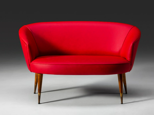GRAN DUCA - Leather small sofa - Sofa by Prestige