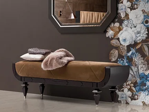 GRAN DUCA - Upholstered leather bench - Bench by Prestige