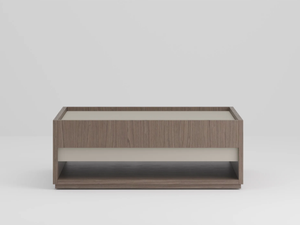 SESSANTA - Low square wooden coffee table - Coffee table by PROF