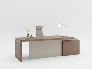 SESSANTA - Rectangular wooden executive desk - Desk by PROF