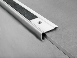 PROSTYLE GRIP ACC - Brushed steel star nosing - Finishes accessories by Progress Profiles