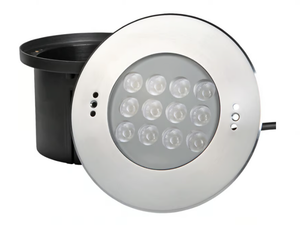 REC IP68 LIGHT 12X 2 WATT TRILED RGB - LED RGB Glass and Stainless Steel underwater lamp - Functional light by PROLED