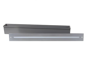 REC LINE L MONO - LED wall-mounted outdoor powder coated aluminium steplight - Functional light by PROLED