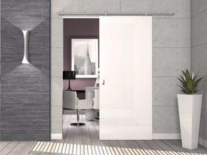 KIT LAURA - Anodized aluminium sliding door track - Finishes accessories by PROTEK®