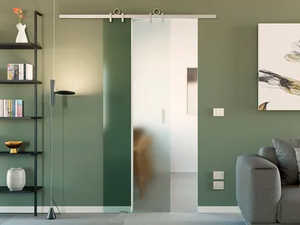 KIT ZERO - Anodized aluminium sliding door track - Finishes accessories by PROTEK®