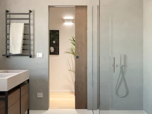 MAGIC BOX® LINEAR - Counter frame for double sliding doors - Door by PROTEK®