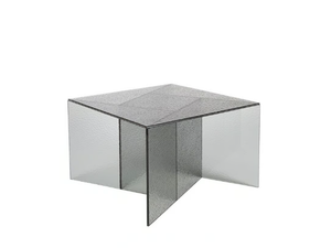 ASPA MEDIUM - Square glass coffee table - Coffee table by Pulpo