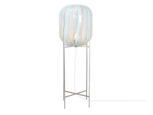 ODA STRIPES BIG - Blown glass floor lamp - Floor lamp by Pulpo