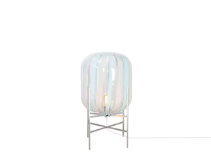 ODA STRIPES - Blown glass floor lamp - Floor lamp by Pulpo