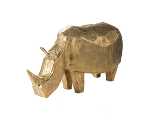 RHINO - Bronze decorative object - Styling by Pulpo