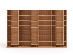 LITERATURA CLASSIC - Open wooden bookcase - Cabinet by Punt