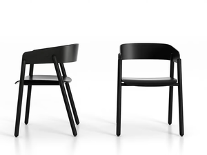 MAVA WOOD - Wooden chair - Chair by Punt