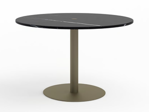 NUCLEO MARBLE - Round marble table - Table by Punt