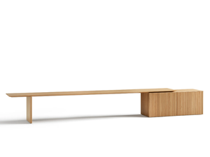 VELASCA EXTENSIBLE - Wooden TV cabinet with doors - Cabinet by Punt