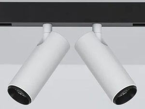 ALPHA TRACK 2 LIGHTS - LED aluminium track-Light - Ceiling lamp by PURALUCE