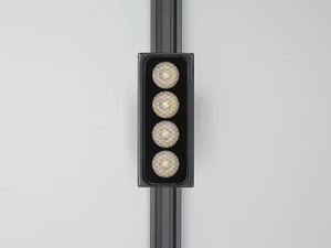 DOMINO 4 TRACK - LED aluminium track-Light - Ceiling lamp by PURALUCE