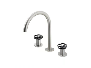 FLORA 6310036F - Countertop 3 hole washbasin mixer - Tap by QD Magistro Lab