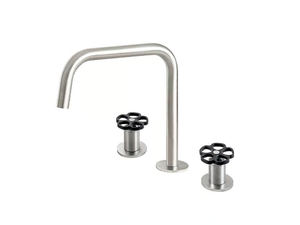 FLORA 6310038F - 3 hole countertop washbasin mixer - Tap by QD Magistro Lab
